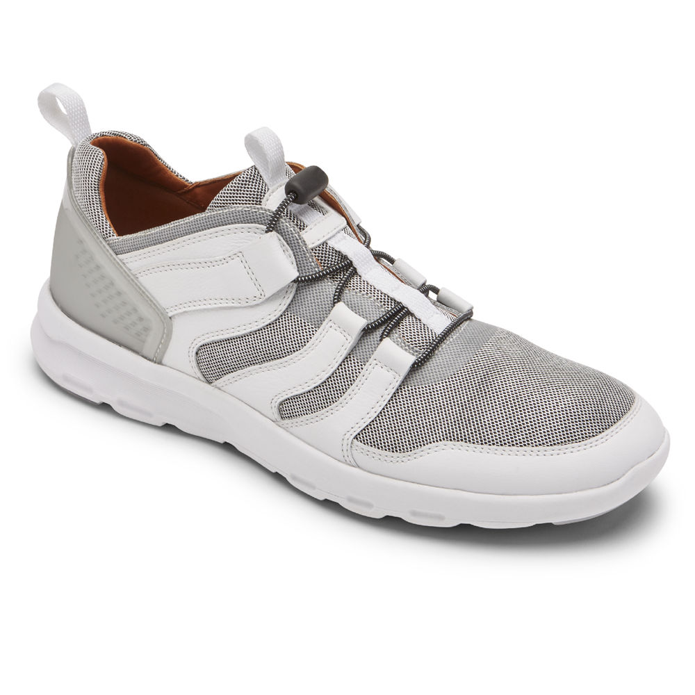 Rockport Sneakers For Mens White - PulseTech Alt Bungee - ZY4850231